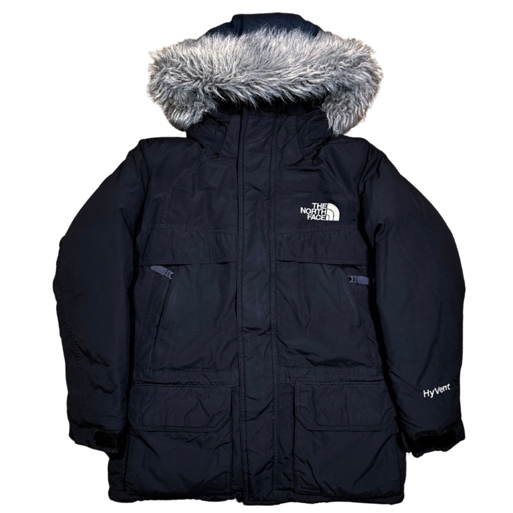 VINTAGE The North Face Boy’s Black McMurdo Hyvent Down  Parka Winter Coat Size M
